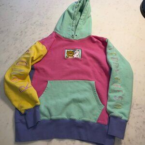 Rip N Dip x Teddy Fresh Color Block Hoodie Sz. Medium Multicolor Skate Street